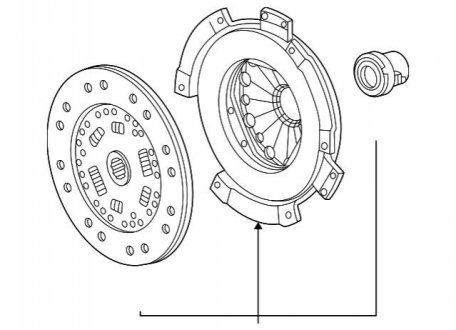 К-кт зчеплення BMW 21207587368