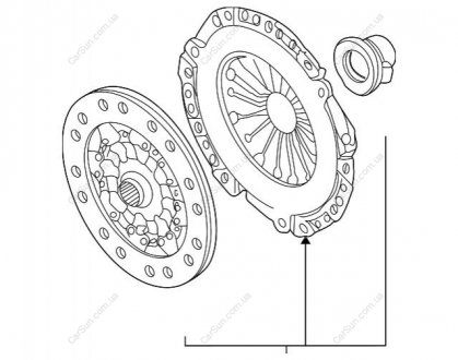 Комплект зчеплення BMW 21211223602