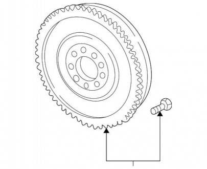 Маховик BMW 21212229955