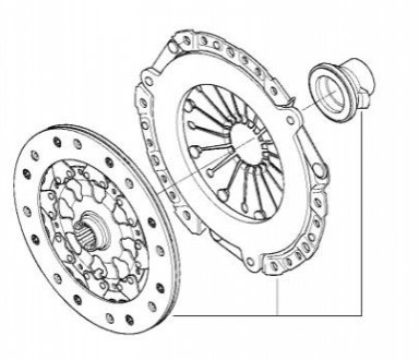 Комплект сцепления BMW 21212282667