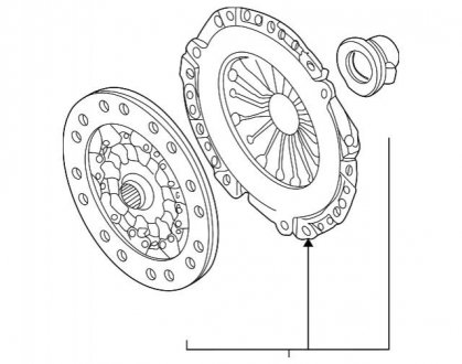 Комплект зчеплення BMW 21217515146