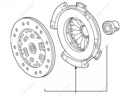 Комплект зчеплення BMW 21217837984