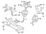 Подушка кріплення двигуна Л BMW 22116860489 (фото 3)