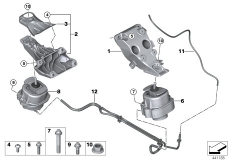 Оригинальная запчасть BMW 22116869355