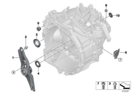 Ущільнювальна кришка 239900 BMW 23008691723