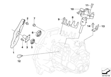 Оригинальная запчасть BMW 23117545076