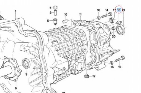 Выключатель, фара заднего хода BMW 23141354071