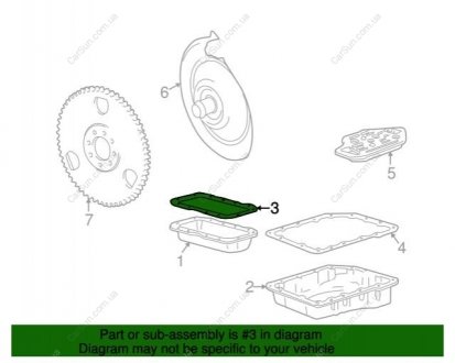 Прокладка E34/6/9E46 BMW 24111421599