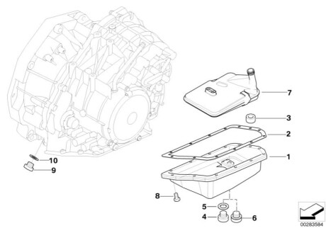 Перекладка R50R52 BMW 24117518739