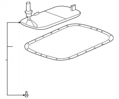 Прокладка BMW 24117540844