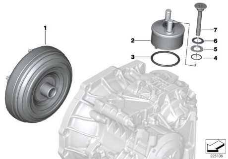 Оригинальная запчасть BMW 24119812996