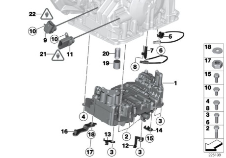 Оригинальная запчасть BMW 24157551108