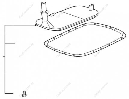 Фільтр E39E38E46E85 BMW 24341423376