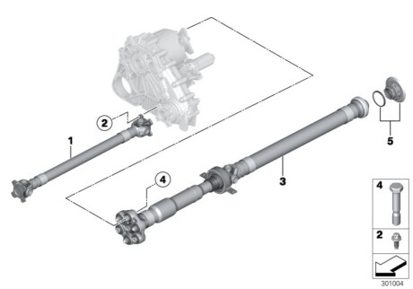 Оригинальная запчасть BMW 26107599632