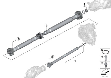 Оригинальная запчасть BMW 26108680377