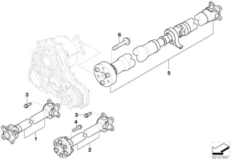 Приводной вал BMW 26207525970