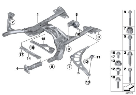 Опора шаровая BMW 31109803662