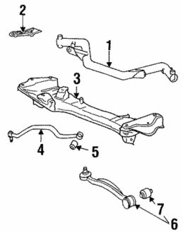 Шарнір E34 гумомет. BMW 31121136605