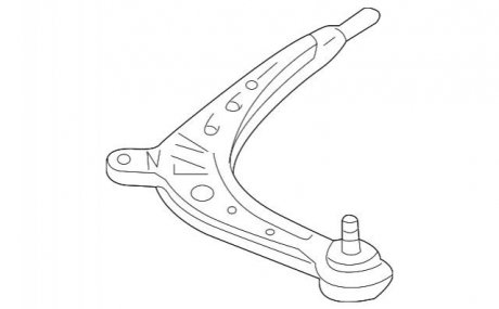 Рычаг независимой подвески колеса, подвеска колеса BMW 31126758534