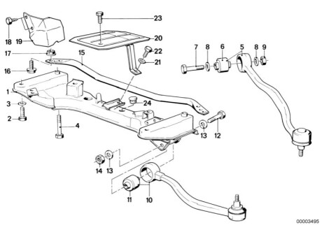 Сайлентблок рычага BMW 31129058816