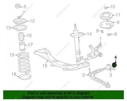 Ремонтный комплект, рычаг подвески BMW 31129069035