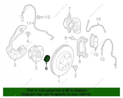 Подшипник ступицы BMW 31206867393