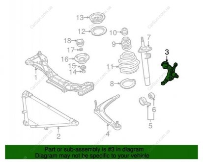 Опора E46E85E86 BMW 31211096429