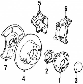 Подшипник ступицы BMW 31212225362