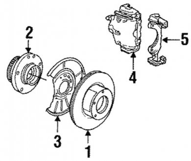 Комплект підшипника маточини колеса BMW 31212226640