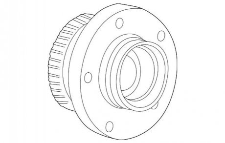 Підшипник пер.ступ.[ступиця +ABS](без ковпака та гайки)) BMW 31221139348