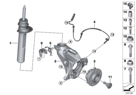 Оригинальная запчасть BMW 31306883936