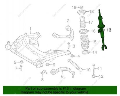 Амортизаторы BMW 31316789659