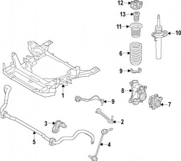 Автозапчастина BMW 31316888417