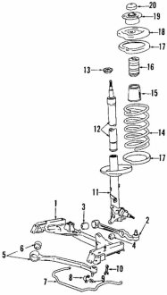 Амортизатор BMW 31321128988