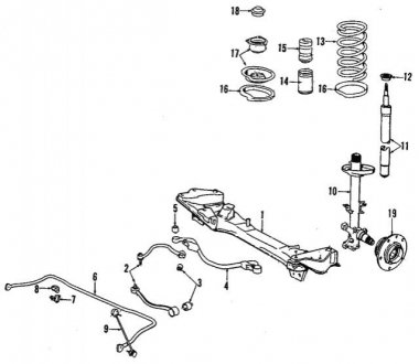 Елемент амортизатора BMW 31321139499