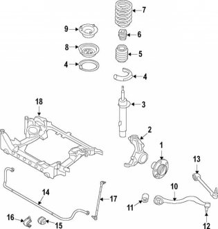 Амортизатор BMW 31327905314