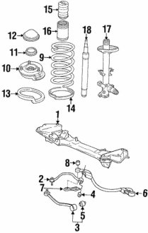 Опора амортизатора BMW 31331134901