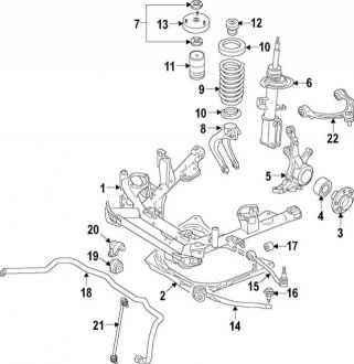 ВИТАЯ ПРУЖИНА ПЕРЕДНЯЯ BMW 31336773050