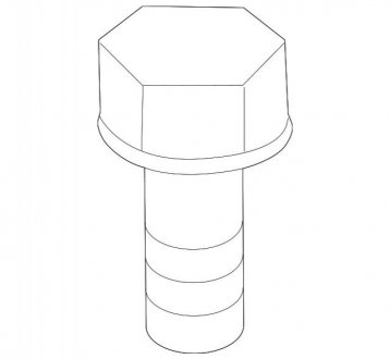 Болт кріплення опорного кронштейна BMW 31351092196