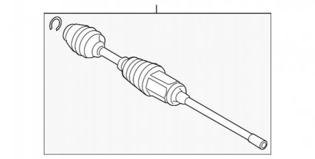 Вісь в зборі BMW 31608092514 (фото 1)