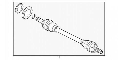 Сборка оси Cv BMW 31608631751