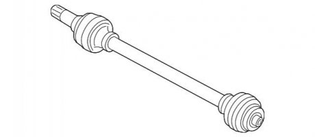 Приводной вал колеса П Пд (L=914mm) BMW 31608639520