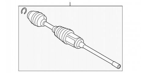 Полуось в сборе BMW 31608683333