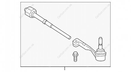 Сборка рулевой тяги BMW 32101543907