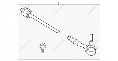 Тяга рульова поперечна Л BMW 32104A01665