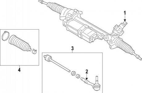 Рулевой механизм электрический 321040 BMW 32105A09BC5