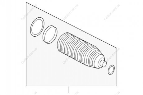 Кожух E6xE83 К-кт BMW 32106765782