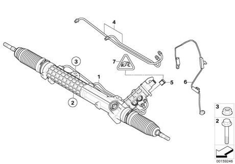 Рульова рейка BMW 32106777272