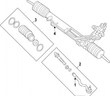 Рейка керма BMW 32106788974