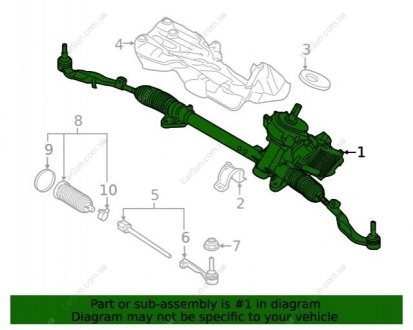 Шестерня в сборе BMW 32106857921